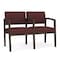 Lesro Lenox 2 Seat Tandem Seating W/ Arm, 44 in W 26 in L 31.5 in H LW2103 - alternate 1